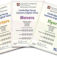 Slavnostní předání certifikátů Cambridge YLE